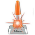 Blinking Traffic Cone Strobe Light with Clip